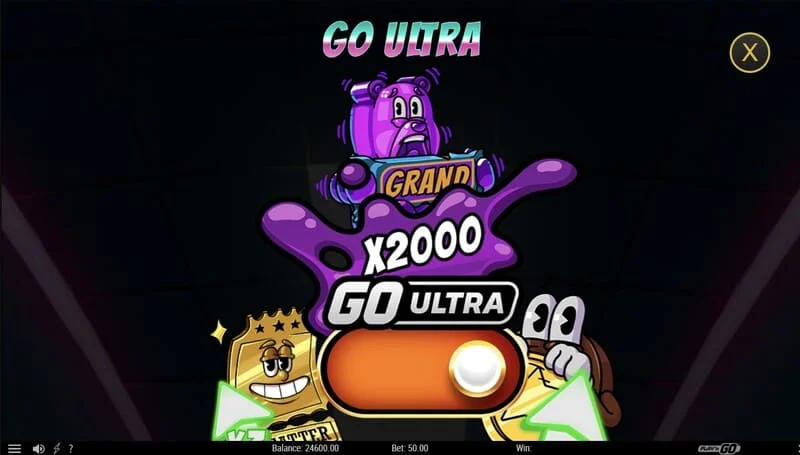 Treats of Terror II – GO Ultra režiim on aktiveeritud alumises paneelis